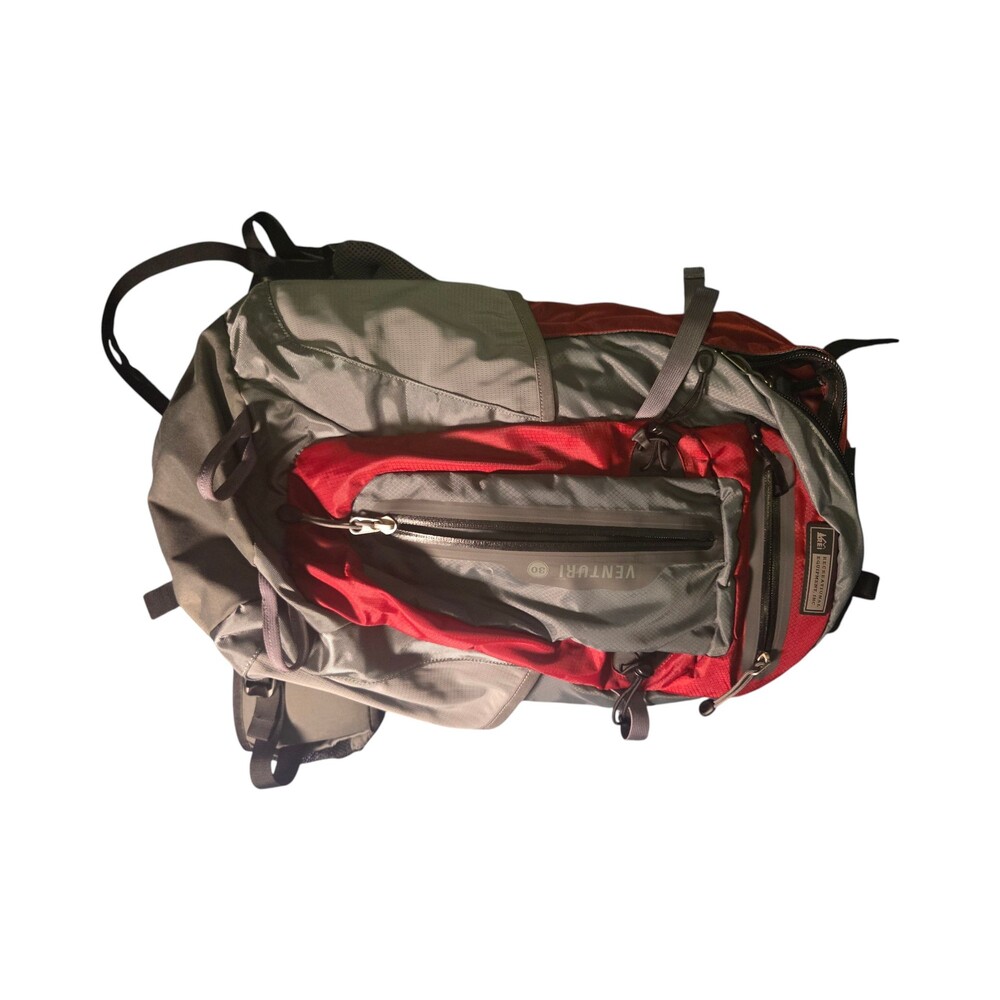 REI Venturi Backpack 30L Red and Gray